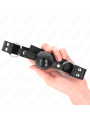 KINK MORDAZA DE BOLA 4 CM SUAVE Y SOLIDA CON CORREA DE POLIPIEL 62 x 25 CM AJUSTABLE 42 58 CM