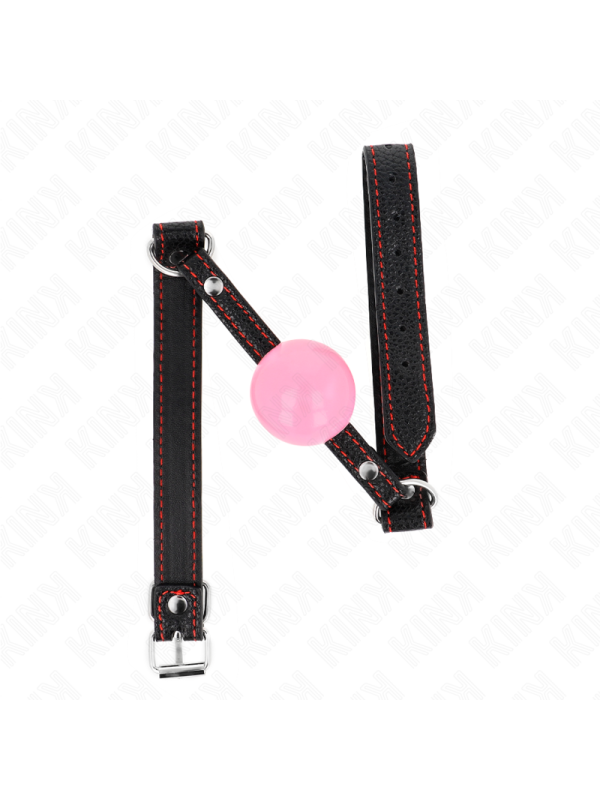 KINK MORDAZA DE BOLA 4 CM DE ORO ROSA 60 x 2 CM