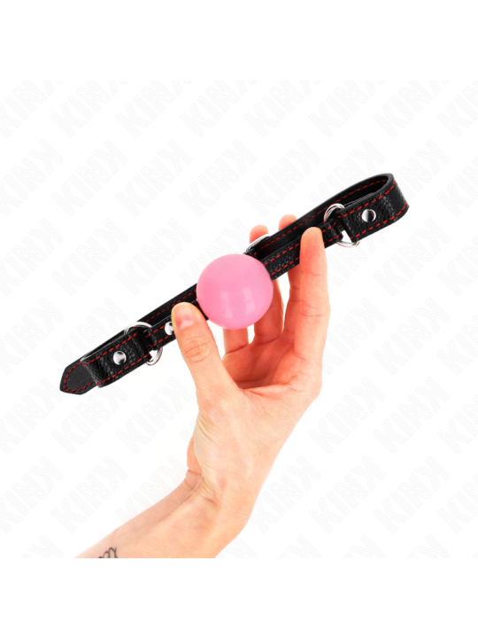 KINK MORDAZA DE BOLA 4 CM DE ORO ROSA 60 x 2 CM