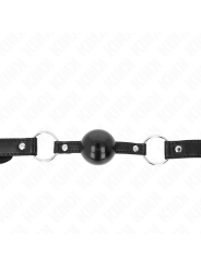 KINK MORDAZA DE BOLA 4 CM TPE NEGRO 60 x 2 CM