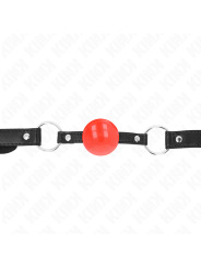 KINK MORDAZA DE BOLA 4 CM TPE ROJO 60 x 2 CM