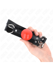 KINK MORDAZA DE BOLA 4 CM TPE ROJO 60 x 2 CM