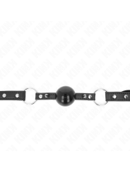 KINK MORDAZA DE BOLA 4 CM CON REMACHE DE PUNTA Y CIERRE A PRESION 65 x 2 CM