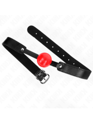 KINK MORDAZA DE BOLA 4 CM SUAVE DE TPE MODELO 1 66 x 25 CM AJUSTABLE 41 61 CM
