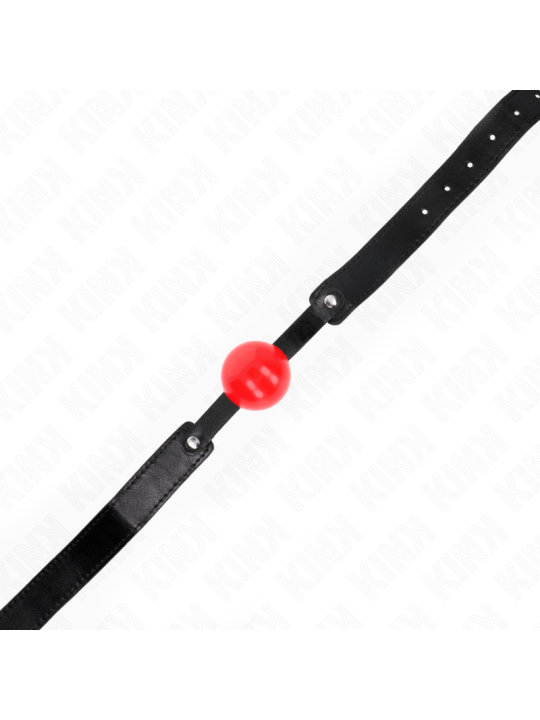 KINK MORDAZA DE BOLA 4 CM SUAVE DE TPE MODELO 1 66 x 25 CM AJUSTABLE 41 61 CM