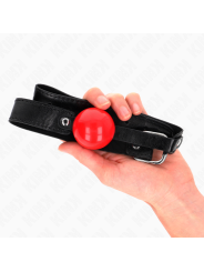 KINK MORDAZA DE BOLA 4 CM SUAVE DE TPE MODELO 1 66 x 25 CM AJUSTABLE 41 61 CM