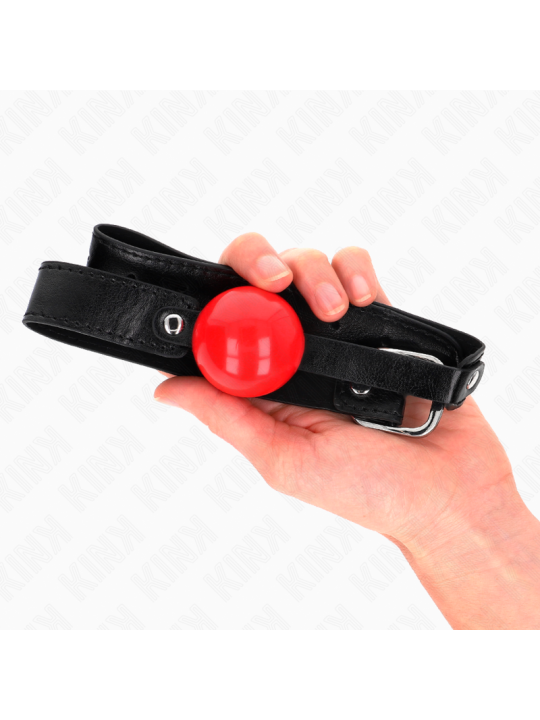 KINK MORDAZA DE BOLA 4 CM SUAVE DE TPE MODELO 1 66 x 25 CM AJUSTABLE 41 61 CM