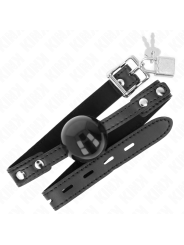 KINK MORDAZA DE BOLA 4 CM SUAVE DE TPE MODELO 3 60 x 2 CM AJUSTABLE 37 52 CM