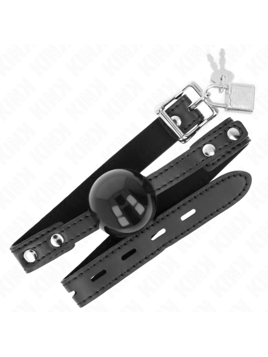 KINK MORDAZA DE BOLA 4 CM SUAVE DE TPE MODELO 3 60 x 2 CM AJUSTABLE 37 52 CM