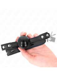 KINK MORDAZA DE BOLA 4 CM SUAVE DE TPE MODELO 3 60 x 2 CM AJUSTABLE 37 52 CM