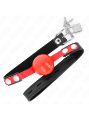 KINK MORDAZA DE BOLA 4 CM SUAVE DE TPE MODELO 4 60 x 2 CM AJUSTABLE 37 52 CM