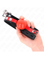 KINK MORDAZA DE BOLA 4 CM SUAVE DE TPE MODELO 4 60 x 2 CM AJUSTABLE 37 52 CM
