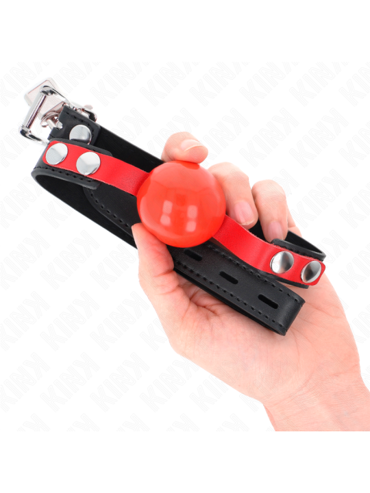 KINK MORDAZA DE BOLA 4 CM SUAVE DE TPE MODELO 4 60 x 2 CM AJUSTABLE 37 52 CM