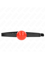 KINK MORDAZA DE BOLA 4 CM SOLIDA SIMPLE ROJO 65 x 15 CM