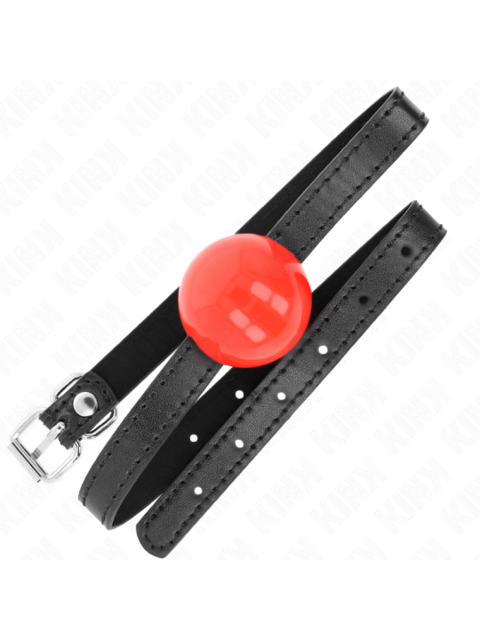 KINK MORDAZA DE BOLA 4 CM SOLIDA SIMPLE ROJO 65 x 15 CM