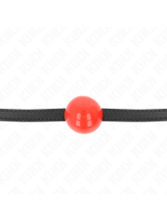 KINK MORDAZA DE BOLA 4 CM SOLIDA SIMPLE ROJO 65 x 15 CM