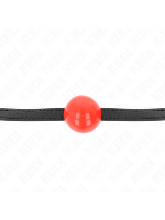 KINK MORDAZA DE BOLA 4 CM SOLIDA SIMPLE ROJO 65 x 15 CM
