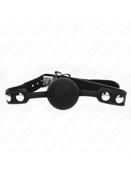 KINK MORDAZA DE BOLA 4 CM DE SILICONA MODELO 1 CON CANDADO 60 x 2 CM