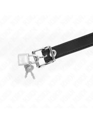 KINK MORDAZA DE BOLA 4 CM DE SILICONA MODELO 1 CON CANDADO 60 x 2 CM