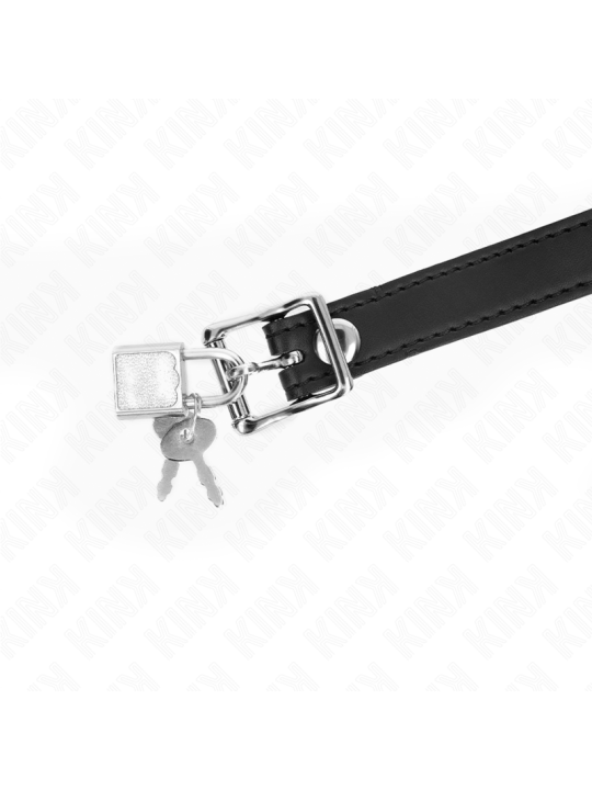 KINK MORDAZA DE BOLA 4 CM DE SILICONA MODELO 1 CON CANDADO 60 x 2 CM