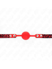 KINK MORDAZA DE BOLA 4 CM DE SILICONA MODELO 2 60 x 2 CM