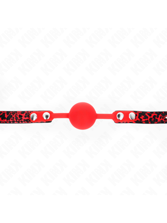 KINK MORDAZA DE BOLA 4 CM DE SILICONA MODELO 2 60 x 2 CM