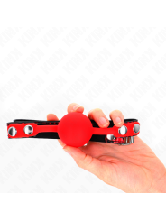 KINK MORDAZA DE BOLA 4 CM DE SILICONA MODELO 2 60 x 2 CM