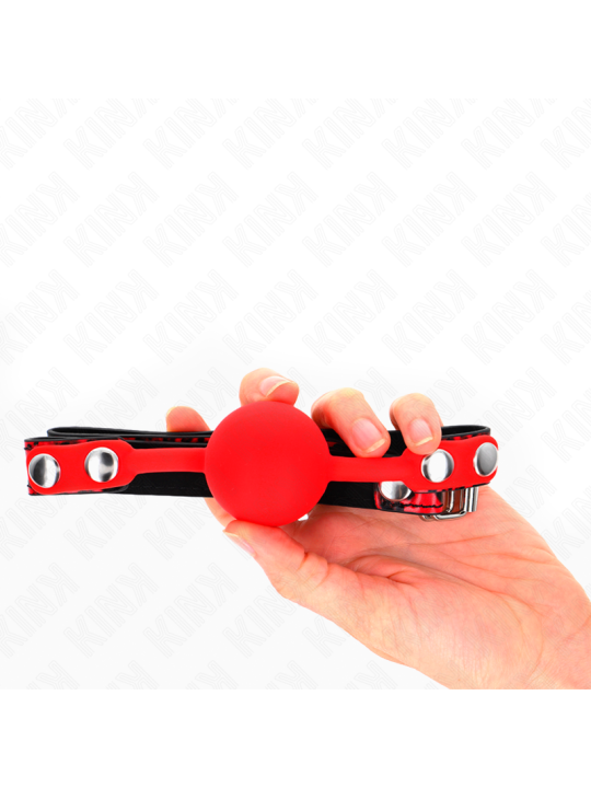 KINK MORDAZA DE BOLA 4 CM DE SILICONA MODELO 2 60 x 2 CM