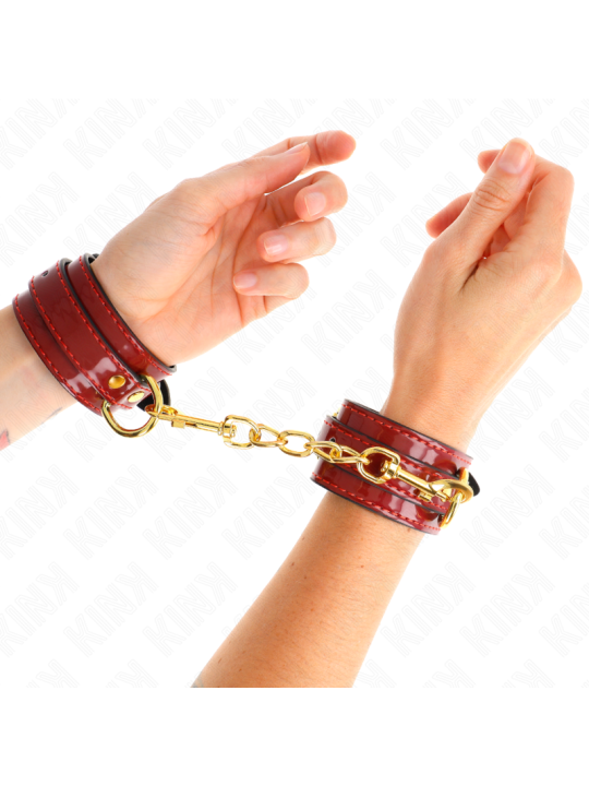 KINK MUNEQUERAS JOANNA ANGEL ROJO AJUSTABLE CON CADENA DORADO 165 26 CM X 4 CM