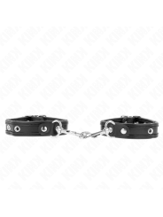 KINK MUNEQUERAS MINI NEGRO CON TACHUELAS AJUSTABLE 16 22 CM X 2 CM