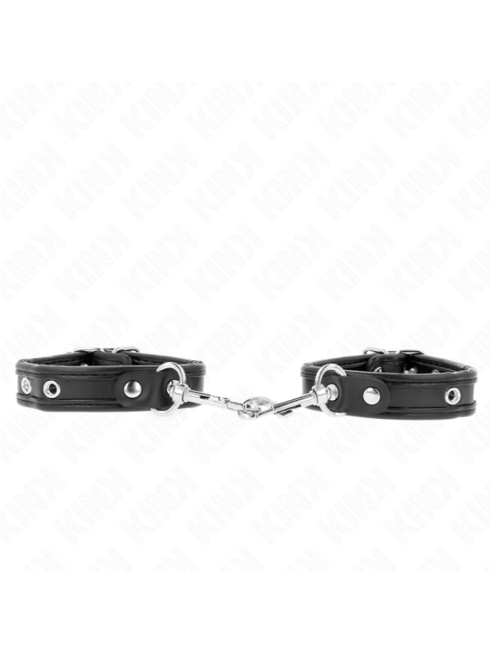 KINK MUNEQUERAS MINI NEGRO CON TACHUELAS AJUSTABLE 16 22 CM X 2 CM