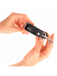 KINK MUNEQUERAS MINI NEGRO CON TACHUELAS AJUSTABLE 16 22 CM X 2 CM