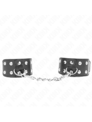 KINK MUNEQUERAS CON DOBLE LINEA DE TACHUELAS AJUSTABLE NEGRO