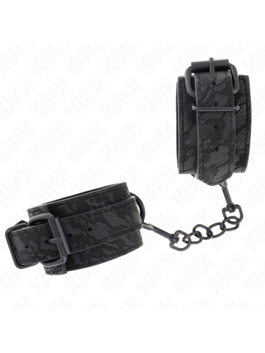 KINK MUNEQUERAS DE ENCAJE AJUSTABLE NEGRO 19 26 CM