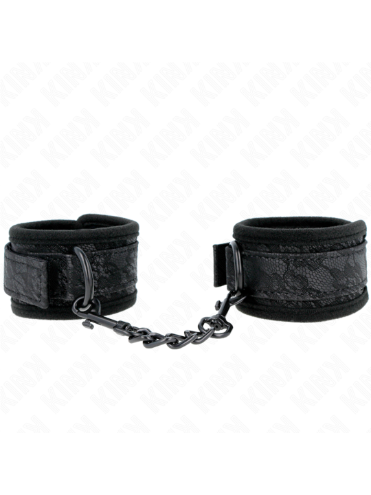 KINK MUNEQUERAS DE ENCAJE Y NEOPRENO AJUSTABLE NEGRO 20 29 CM X 5 CM