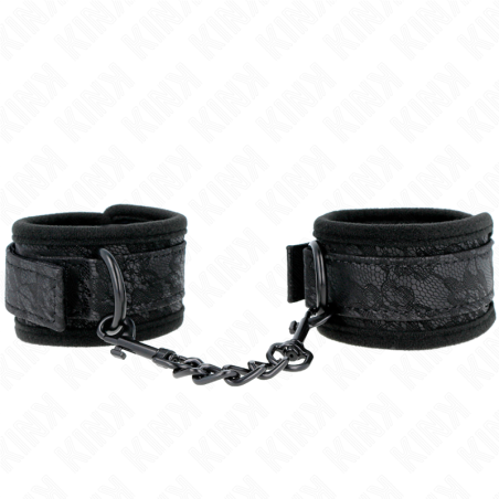 KINK MUNEQUERAS DE ENCAJE Y NEOPRENO AJUSTABLE NEGRO 20 29 CM X 5 CM