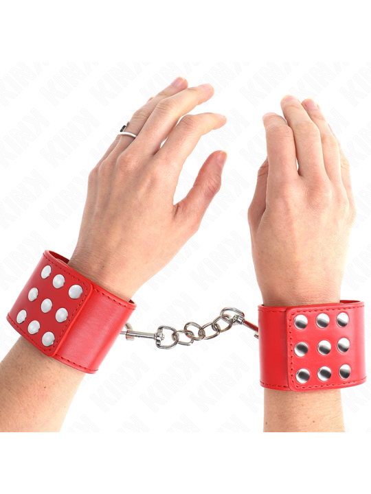 KINK MUNEQUERAS CON CIERRE A PRESION AJUSTABLE ROJO 19 24 CM X 55 CM