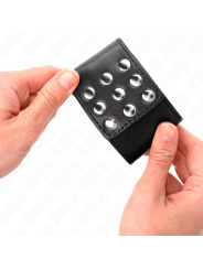 KINK MUNEQUERAS CON CIERRE A PRESION AJUSTABLE NEGRO 19 24 CM X 55 CM