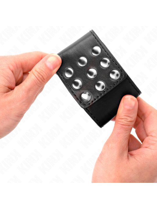 KINK MUNEQUERAS CON CIERRE A PRESION AJUSTABLE NEGRO 19 24 CM X 55 CM