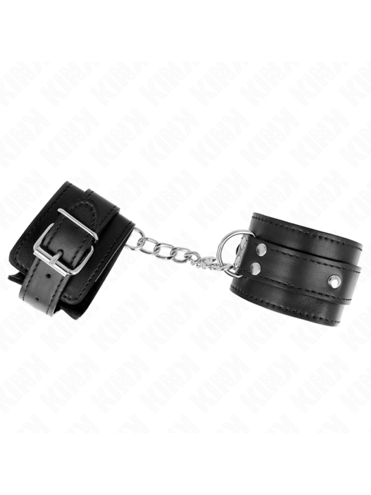 KINK MUNEQUERAS CON 3 ANILLAS EN D AJUSTABLE NEGRO 175 25 CM X 6 CM