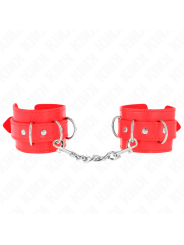 KINK MUNEQUERAS CON 3 ANILLAS EN D AJUSTABLE ROJO 175 25 CM X 6 CM