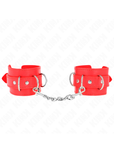KINK MUNEQUERAS CON 3 ANILLAS EN D AJUSTABLE ROJO 175 25 CM X 6 CM