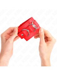 KINK MUNEQUERAS CON 3 ANILLAS EN D AJUSTABLE ROJO 175 25 CM X 6 CM