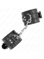 KINK MUNEQUERAS NEGRO CON CORREA NEGRO AJUSTABLE 17 28 CM X 6 CM