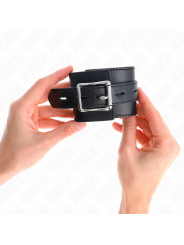 KINK MUNEQUERAS NEGRO CON CORREA NEGRO AJUSTABLE 17 28 CM X 6 CM