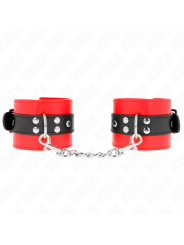KINK MUNEQUERAS ROJO CON CORREA NEGRO AJUSTABLE 17 28 CM X 6 CM