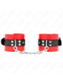 KINK MUNEQUERAS ROJO CON CORREA NEGRO AJUSTABLE 17 28 CM X 6 CM