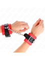 KINK MUNEQUERAS ROJO CON CORREA NEGRO AJUSTABLE 17 28 CM X 6 CM