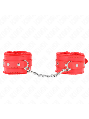 KINK MUNEQUERAS FORRADAS PREMIUM ROJO CON CORREA ROJO AJUSTABLE 17 29 CM X 6 CM