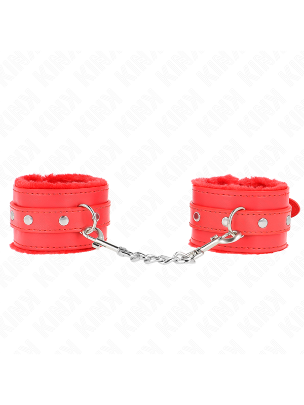 KINK MUNEQUERAS FORRADAS PREMIUM ROJO CON CORREA ROJO AJUSTABLE 17 29 CM X 6 CM